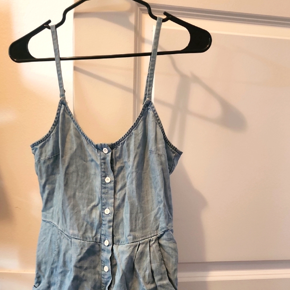 RVCA Light Blue Denim Top